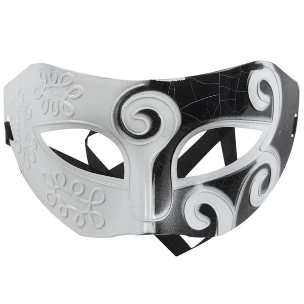 

blackwhite roman greek mens venetian halloween costume party masquerade mask pet supplies home garden