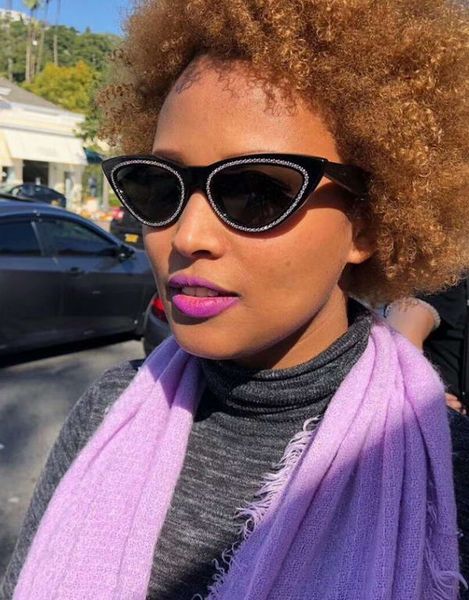 

cat eye stones shades sun grey frame with shaded sunglasses glasses black sunglasses women new fashion box tualo, White;black