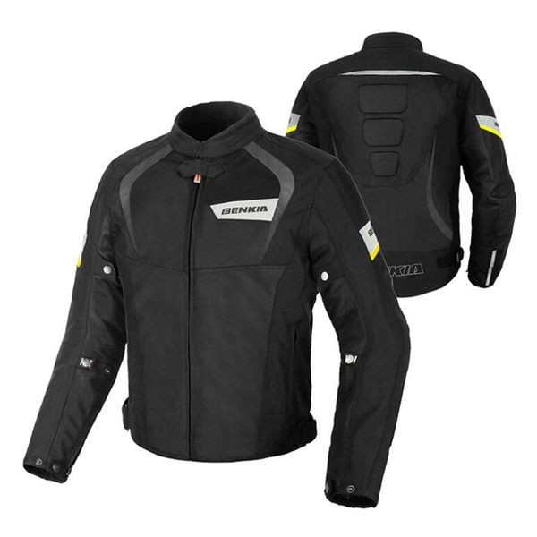 

benkia moto jacket man breathable motorcycle jacket motocross jaqueta motoqueiro summer motorbike riding clothing