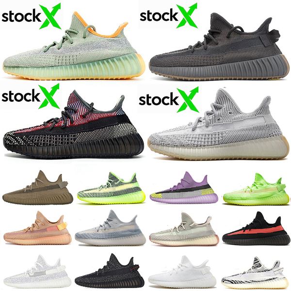 

new cinder yecheil earth running shoes desert sage mens women cloud white zebra gid glow reflective static kanye west trainers sneaker