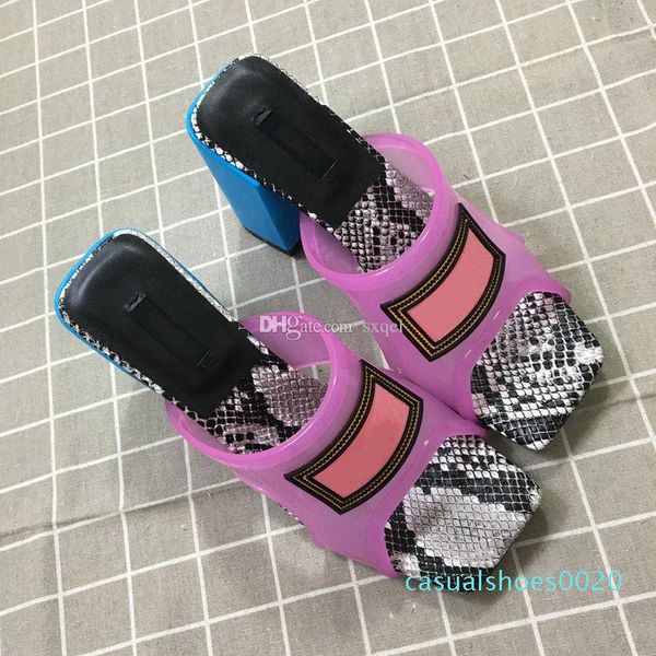 

l1013 new arrival fashionable designer heels women platform wedges heels sandals pink medusa heels size 35-40 c20, Black