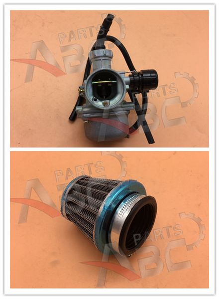 

19mm carburetor pz19 hand choke w/ air filter 50cc-110cc atv utv engine carb