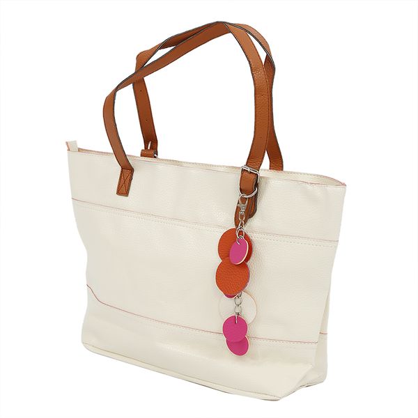 

sweet-color women girls satchel handbag shoulder tote bag lady bag shopper beige