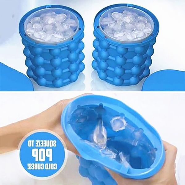 

saving ice cube maker silicone ice iride genie the revolutionary space 3d grenade mold kitchen tools beer wine drink holder