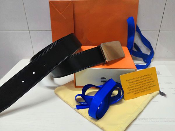 

2019 selling new men women belt genuine leather letter belts animal belt buckle belt for gift seller including boxes, Black;brown