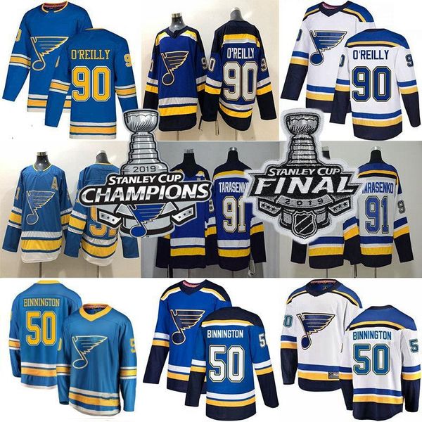 

сент-луис блюз джерси 90 о'райли 50 binnington 91 тарасенко 17 джейден шварц 55 колтон парайко hockey mens джерси прошитой, Black;red
