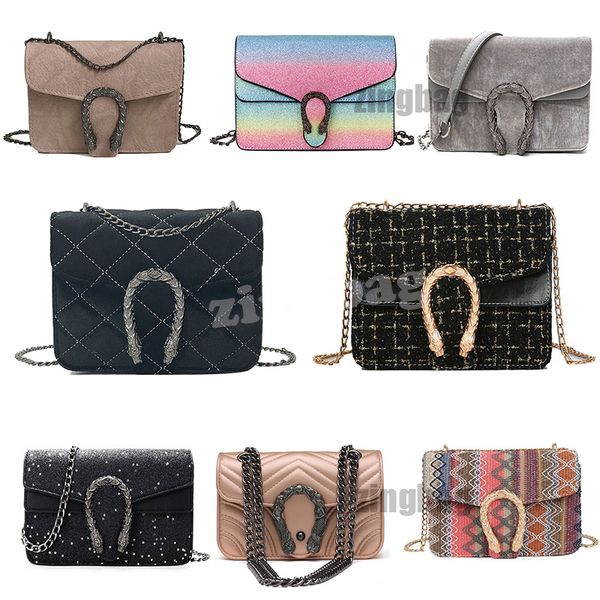 

Luxury de igner cro body bag fa hion women houlder bag chain me enger bag leather ladie handbag tote pur e multiple tyle