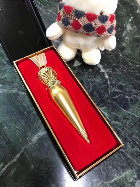 

famous brand christian lipstick cl matte lipstick with gift box gold metal tube
