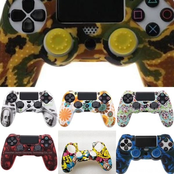 

mw5oi ps4 rubber soft case gel skin sony for cover playstation 4 silicone ps 4 controller shell joystick skin housing game accessories