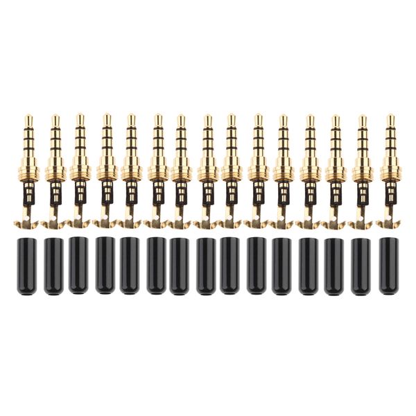 

15x 3.5mm jack stereo plug connector head cover for mp4 headset earphone