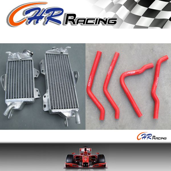 

aluminum radiator & silicone hose for kx125 1990 1991 90 91