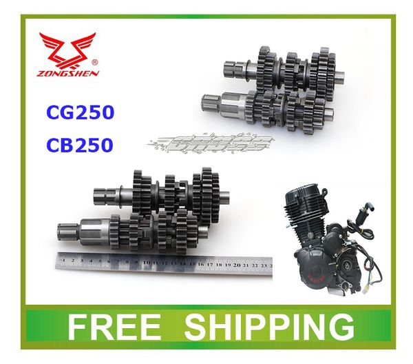 

zongshen cb250 cg250 250cc countershaft main counter shaft cqr piterspro kayo dirt pit bike atv accessories ing