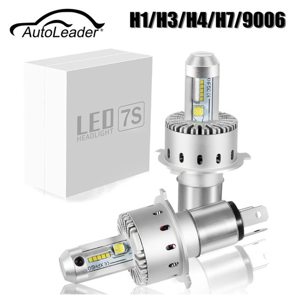 

autoleader 40w 7s h4 h7 led car headlight automobiles led bulb xhp-50 8000lm h1 h11 9005 9006 car styling 6500k dc12-24v