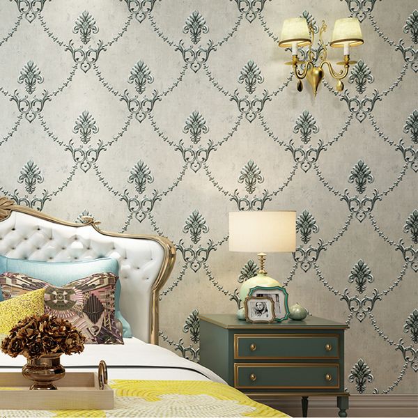 

хорошее качество трехмерным европейский маленький цветок обои роскошный роскошь свет нетканым гостиная спальня тв фоне стены американцу