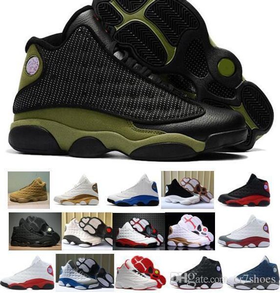 

высокое качество jumpman дешевые 13 13 s мужчины баскетбольная обувь теннис gs love respect чикаго белый черный кот кроссовки кроссовки крос