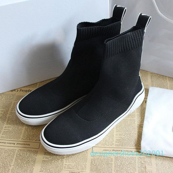 

sock designer shoes new men speed paris famous designer sneakers white letter designer high sock shoes for womens gift d01, Black