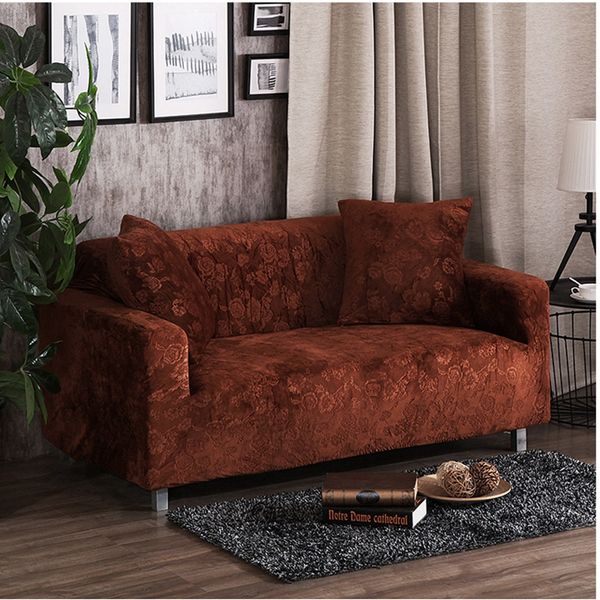 

modern embossing sofa covers for living room armchair sectional couch covers elastic stretch slipcovers sofa tight wrap black