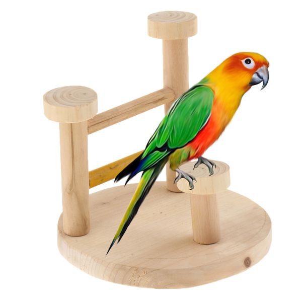 

wooden cage raised platform squirrel bird parrot perches for mouse mice hamster guinea pig climbing standing