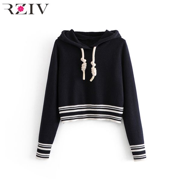 

spring women's sweatshirt casual solid color hooded sweatshirt, Black