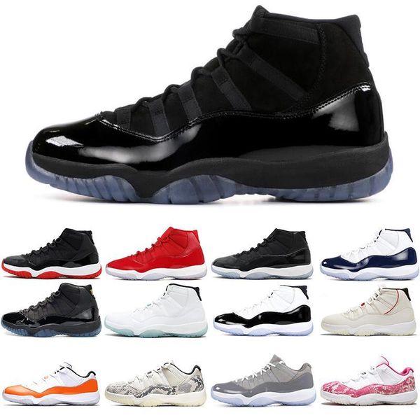 

new arrival air jordon retros 11 11s bred basketball shoes concord cap and gown gamma blue win like mens trainers sneakers sports