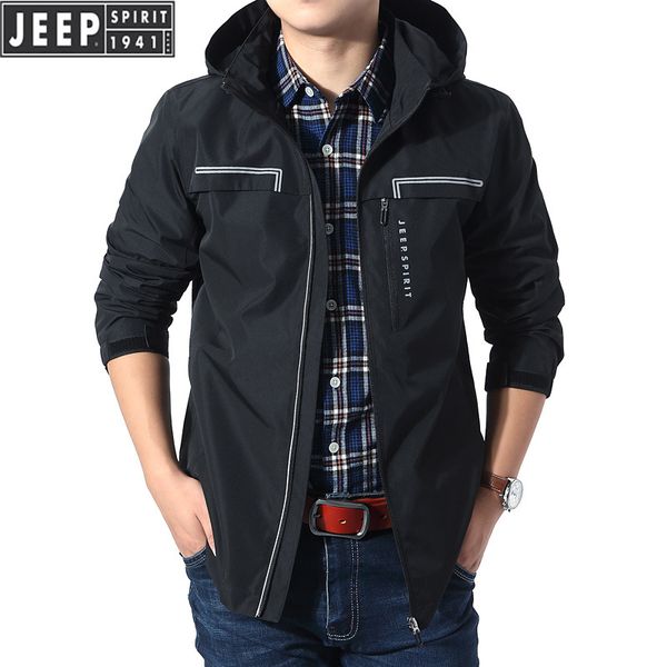 

дух куртка с капюшоном мужчины весна осень куртки пальто ветровка мужчины повседневная открытый куртка chaquetas hombre m-4xl, Black;brown