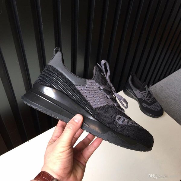 

al32 new limited edition french series high-end men's casual shoes, men's boots fashion sports shoes, original shoebox delivery 38, Black