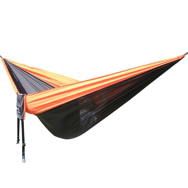 

210t nylon parachute hammock light weight outdoor camping portable double hammock 300*200 cm