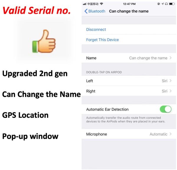 

Gen 2 popup upercloned h1 chip double earphone for head et touch iri voice control mart en or validate n change bluetooth name