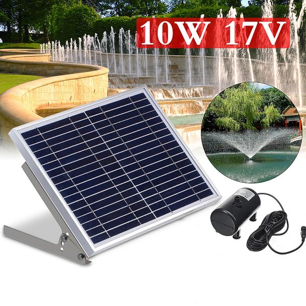 

high-power solar fountain for garden villa decoration 17v 10w