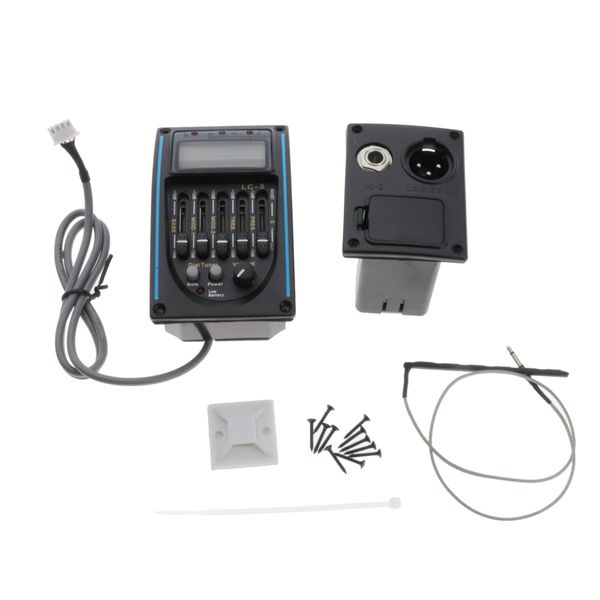 

digital eqlc-5 band guitar preamp microphone for acoustic guitar