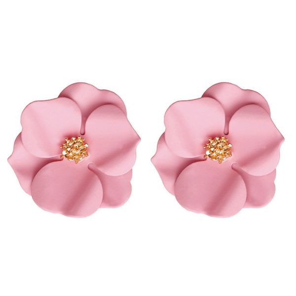 

new arrival plant metal women stud earrings sweet flower earrings fashion jewelry womens accessories, Golden;silver