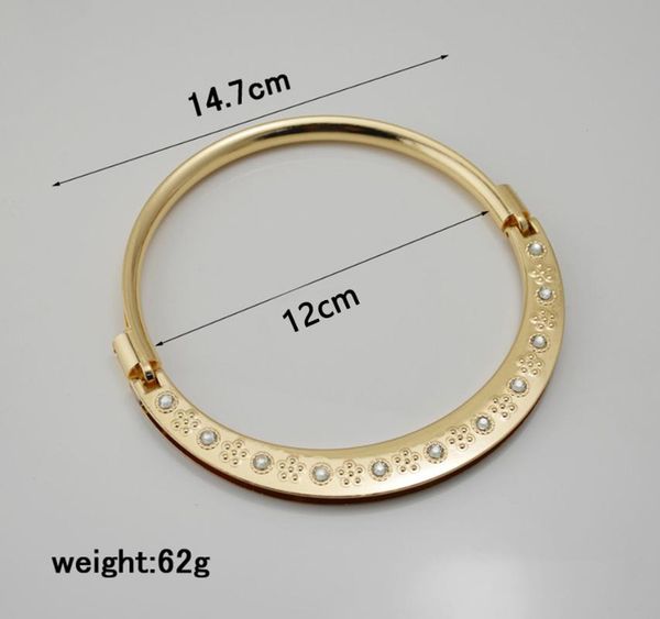 

wholesale 5pcs round diamond handle for bag handbag diy handmade, Black