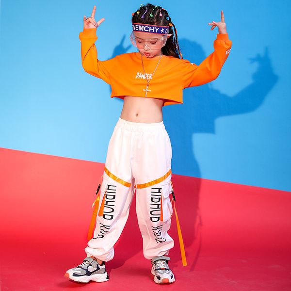 

новые девушки джаз танцевальная одежда детская hip hop pant белый сыпучие street wear performance wear дети ropa hiphop джаз костюм 3221, Black;red