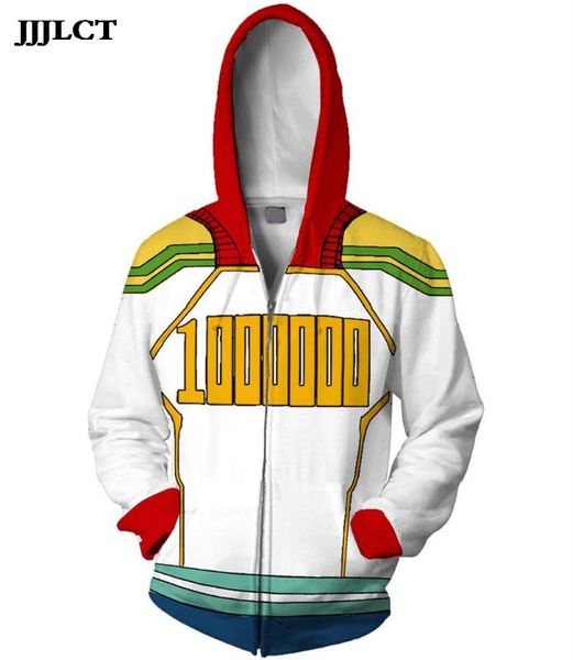 

hooded cap zipper costume mirio togata zip hoodie coat print regular 12 gift my boku no hero academia cosplay casual full, Black