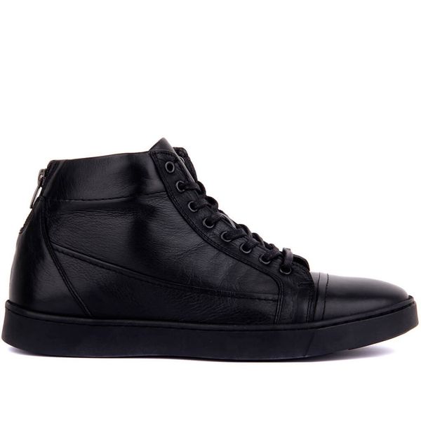 

sail-lakers black leather men boots