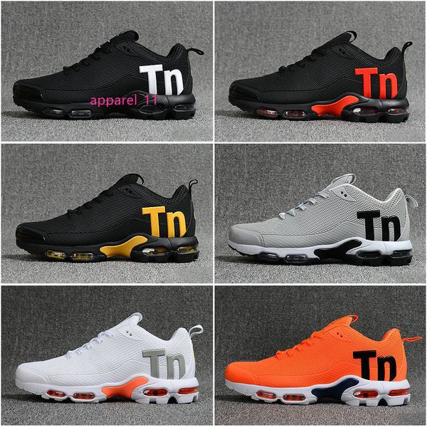 

2019 kpu mercurial plus tn mens chaussures se black white orange desinger running shoes women trainers tns sports sneakers zapatos size 13