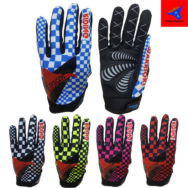 

riding warrior 1802) scrambling motorcycle mountain gloves equipment wear-resistant riding warriort, Black