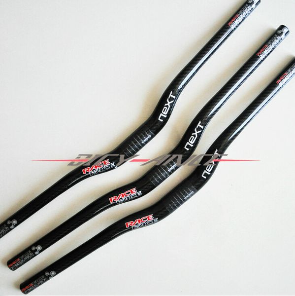 

new raceface next flat rise swallow shaped mountain bike 3k full carbon bicycle handlebar carbon mtb bike parts 31.8*620-740mm ing