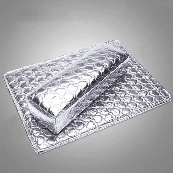 

manicure hand pillow with hand pad waterproof soft pu leather nails tool random color cd88