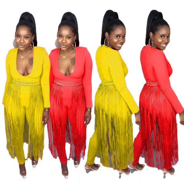 

autumn winter women jumpsuit bodycon playsuit bodysuit overalls rompers plus size tassel pu jumpsuits, Black;white