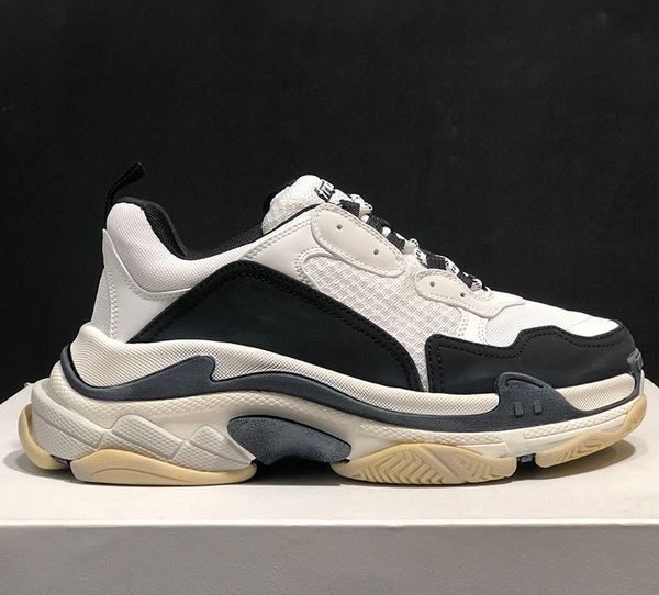 

тройная-s дизайнер paris 17fw тройной папа обувь повседневные скейтбординг обувь кроссовки walking chaussures кроссовки, White;red