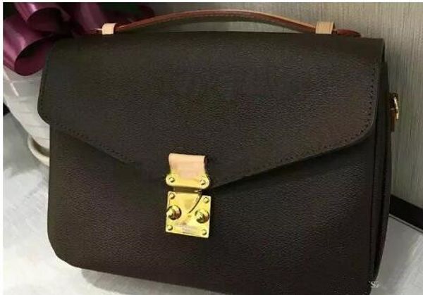 

high quality shipping genuine leather women's bagm40780. pochette bags shoulder metis messenger bags crossbody handbag usjfd, Red;black