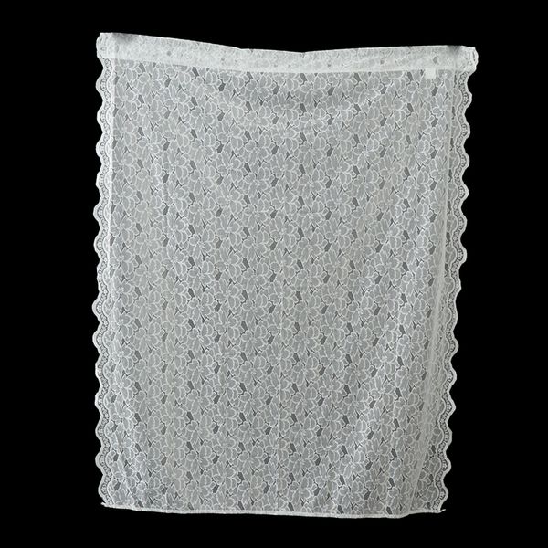 

white floral embroidered sheer curtain voile drapes for bedroom, living room