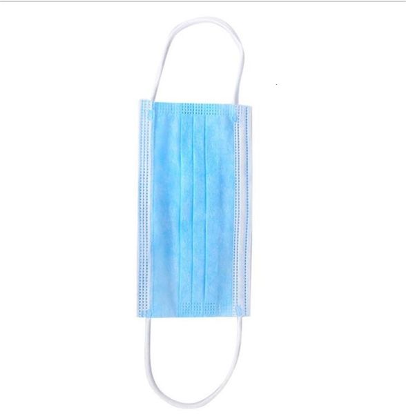 

dhl ship non woven 3 ply facewith earloop of blue mouth mask and white large supply 2g06