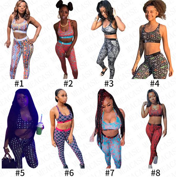 

women swimwear bikini fashion pattern swimsuit sports bra +swim leggings pants or shorts 2 piece set outfits beachwear tracksuit d63003, White