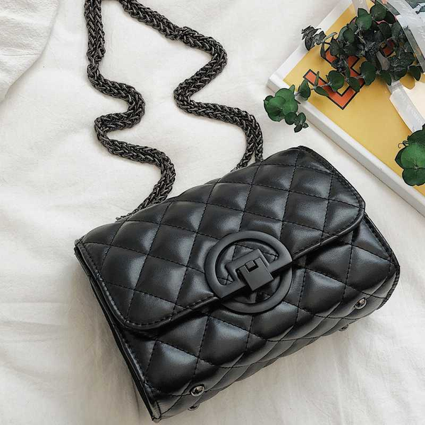 

fashion ringer chain bag for women 2020 new pu leather shoulder messenger bag retro crocodile pattern