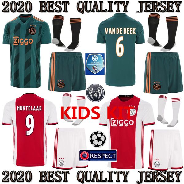 

2019 2020 ajax kid kit occer jer ey 19 20 ajax children home away occer hirt cu tomized 10 klaa en 34 nouri football hirt