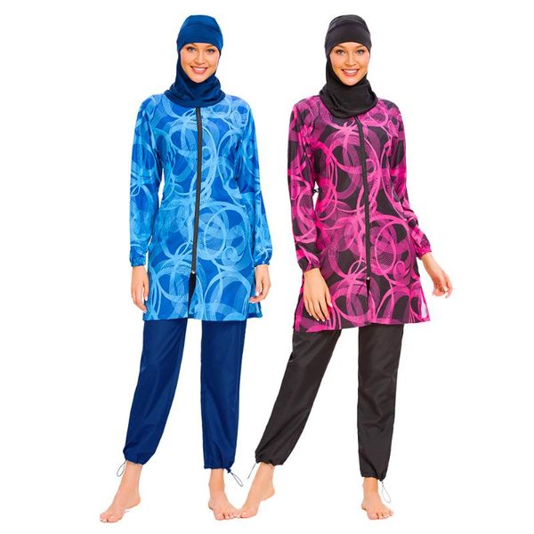 

peifu muslim swimwear burkini islam swimsuit bikini beachwear modest swimwear plus size