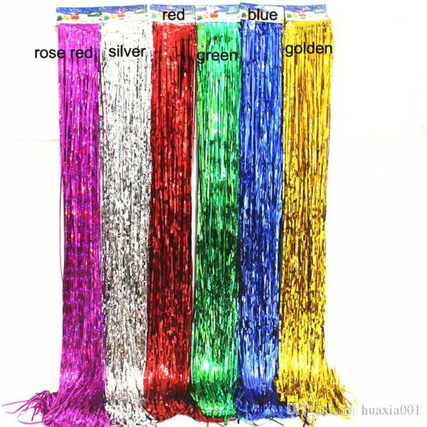 Dhl Shinny Tassels Ribbon Curtain Wedding Birthday Party