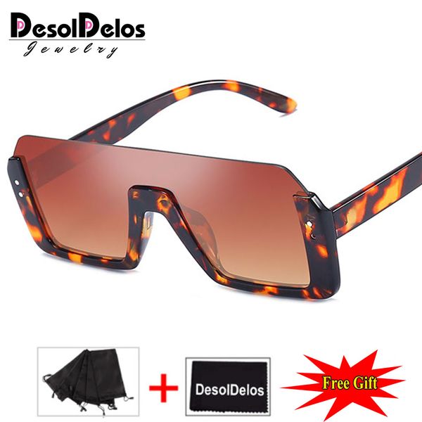 

2019 new fashion semi rimless sunglasses men women retro half frame sun glasses mirror coating lens lenses oculos sol flat top, White;black